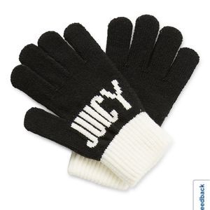 NWT JUICY by Juicy Couture Logo Gloves